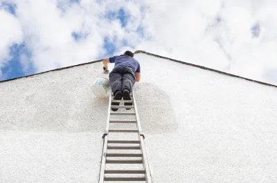 Peinture extérieure à Landreville — façades et ravalement